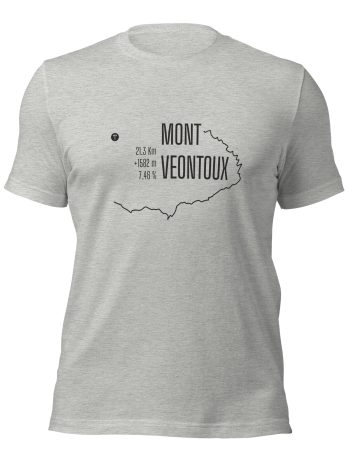 Mont Ventoux negro manga corta