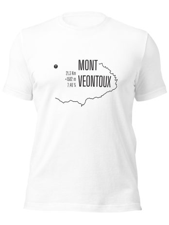 Mont Ventoux negro manga corta